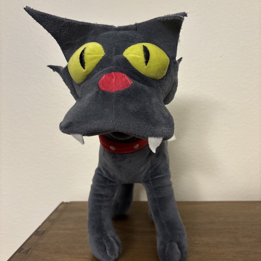 The Simpsons Scratchy The‎ Cat Plush Stuffed Animal Toy 13" Universal Studios